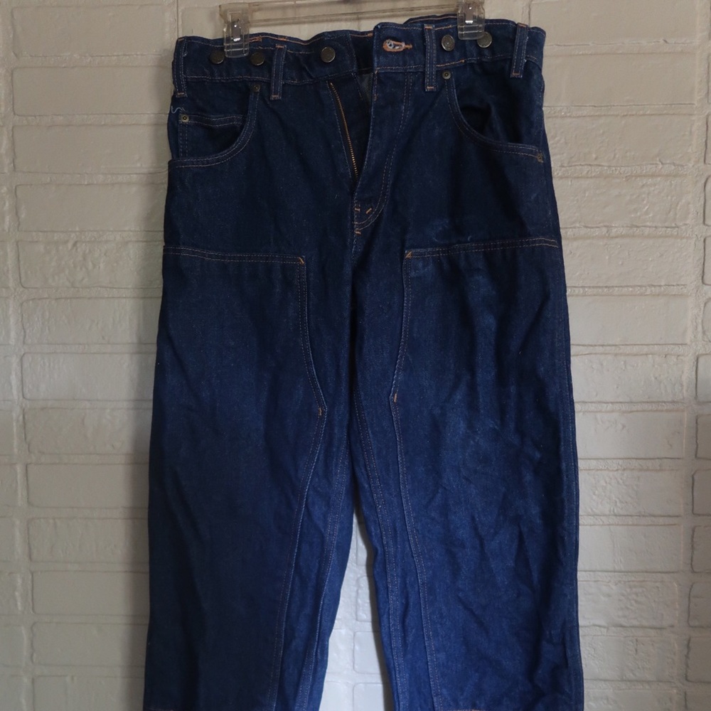 Prison Blues Mens Work Pants Denim